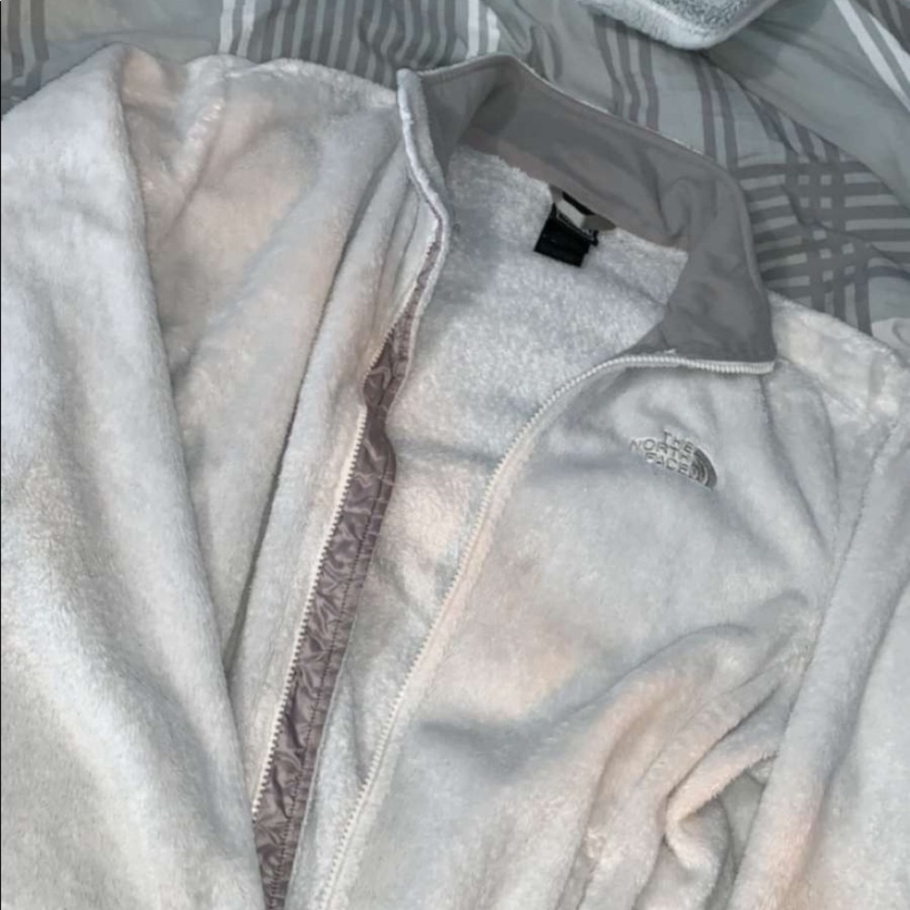 White north face jacket